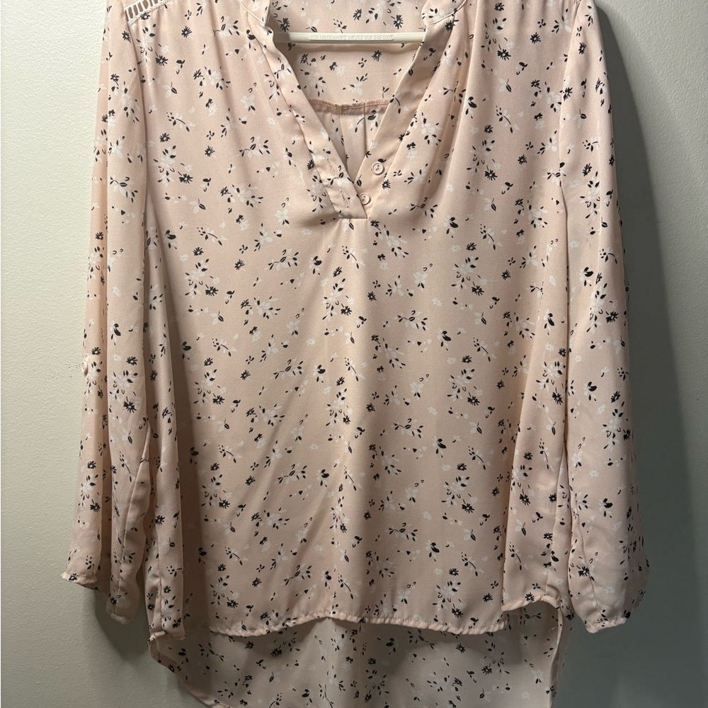 Floral Print Women's Blouse